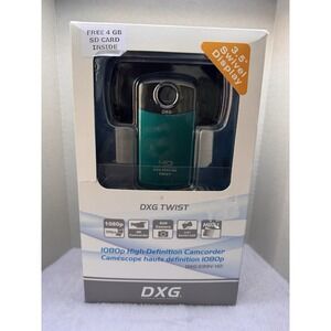 DXG Twist‎ 1080p High Definition Blue Camcorder 3.5 Inch Dxg-599v Hd